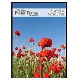 Mcs 20x28 Original Poster Frame In Black With Pressboard Back And Styrene