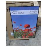 Mcs 20x28 Original Poster Frame In Black With Pressboard Back And Styrene