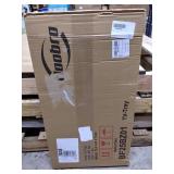 HOOBRO Folding TV Tray Tables, Set of 2 Side Table for Small Space, Industrial Snack Tables for Eating at Couch, Stable Metal Frame, Easy Assembly, Space Saving, Rustic Brown and Black BF25BZ01