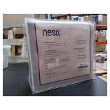 Nestl Luxury Queen Sheet Set - 4 Piece Extra Soft 1800 Deep Pocket Bed Sheets with Fitted Sheet, Flat Sheet, 2 Pillow Cases, Hotel Grade Comfort and Softness - White