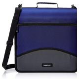Amazon Basics 3-Ring Binder with Zipper - D-Ring, 4 Inch, Blue