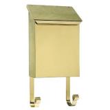 Vertical Mailbox in Smooth Polished Brass Finish