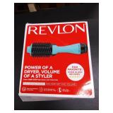 REVLON One-Step Hair Dryer And Volumizer Hot Air Brush, Mint