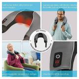 HoMedics Pro Therapy Vibration Neck Massager with Heat â Soft Foam, Vibration Massage, Plus Soothing Heat and Choice of 2 Speeds, Pull Tighter to Increase Intensity