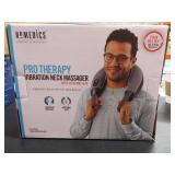 HoMedics Pro Therapy Vibration Neck Massager with Heat â Soft Foam, Vibration Massage, Plus Soothing Heat and Choice of 2 Speeds, Pull Tighter to Increase Intensity
