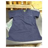 ave Scrubs 5582NVYM Womenâs Medical Scrub Top, Berkeley ave, V-Neck Scrub Shirt, 2 Pockets, Wrinkle Resistant, Great for Nurses, Navy, Medium