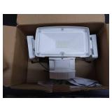 Amico 3 Head LED Security Lights with Motion Sensor, Adjustable 40W, 4000LM, 5000K, IP65 Waterproof, Exterior Flood Light for Garage, Yardï¼White)