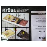 Kraus Oletto Single Handle Pull Down Kitchen Faucet, Spot Free Stainless Steel