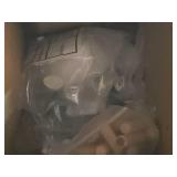 Melora Fir Wood Double Door Cabinet with Tempered Glass Accents by Christopher Knight Home- Retail:$195.53