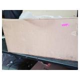 Walnut Finish X-back Upholstered Seat Counter Stool- Retail:$116.49