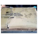 Studio Designs - Comet Center Craft Desk - Silver/Black