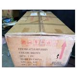 Breanna Contemporary Upholstered Storage Ottoman by Christopher Knight Home- Retail:$138.99