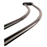 Double Curved Stainless Steel Shower Curtain Rod
