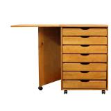 Adeptus 7 Drawer Gate Leg Sewing Table