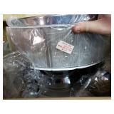 Chrome 36-inch Crystal 3-Blade Ceiling Fan with Remote - N/A- Retail:$166.49