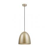 Irvine 1-Light Black Pendant Light, White Interior, LED Bulb Included- Retail:$101.49