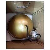 Irvine 1-Light Black Pendant Light, White Interior, LED Bulb Included- Retail:$101.49