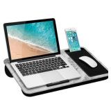 LapGear - Home Office Lap Desk for 15.6" Laptop - White Marble