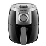 Chefman TurboFry 2 Liter Air Fryer with Adjustable Temperature Control, Black