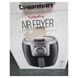 Chefman TurboFry 2 Liter Air Fryer with Adjustable Temperature Control, Black