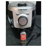 Chefman TurboFry 2 Liter Air Fryer with Adjustable Temperature Control, Black