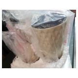 Twin Jameson Table Lamps, Ivory