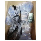 Mind Reader Standing Metal Coat Rack Hat Hanger 11 Hook for Jacket, Purse, Scarf Rack, Umbrella Tree Stand