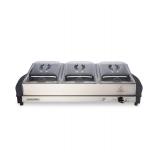 Proctor Silex Triple Buffet Server - STAINLESS STEEL
