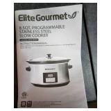 Elite Gourmet Slow Cooker Pot