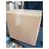 FurHaven Pet Dog Bed Deluxe Orthopedic Faux Fur & Suede L-Shaped Chaise Couch Pet Bed for Dogs & Cats, Stone Gray, Jumbo