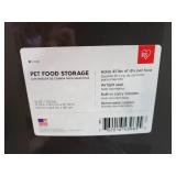IRIS Premium Airtight Pet Food Storage Container, 42-Pounds, Smoke