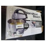 Hamilton Beach Classic Stand Mixer, 6 Speeds and QuickBurst, Black, 64651