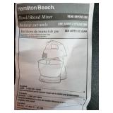 Hamilton Beach Classic Stand Mixer, 6 Speeds and QuickBurst, Black, 64651