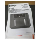 Ninja - Foodi 6-in-1 10-qt. XL 2-Basket Air Fryer with DualZone Technology - Grey