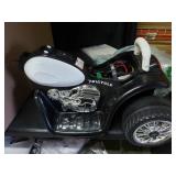 Police Tricycle Electric Bike For Kids Black