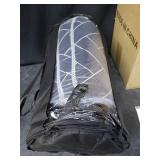 Black Geometric Duvet Cover Set Twin