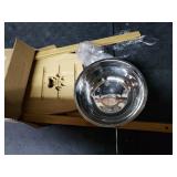 Dog Feeding Stainless Steel Bowls 20x10x11"