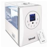 LEVOIT Humidifiers, 6L Warm and Cool Mist Ultrasonic Humidifier in White