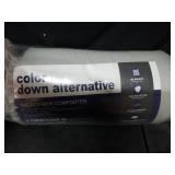 Color Down Alternative Microfiber Comforter Full/Queen Grey