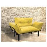 Extra-wide Modern Loveseat with Metal Legs- Retail:$228.49