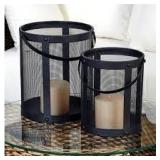 Carbon Loft Mackintosh Metal Candle Lantern (Set of 2)