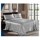 Luxurious Satin Queen Sheet Sets Bedding