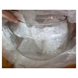 Thalia River of Goods Brass Metal and Clear Glass Pendant Lamp - 10" x 10" x 12/71"- Retail:$86.99