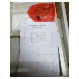 Ivinta 3-Tier Console Table with Storage, White Entryway Table with Shelves, Gold Small Table Sofa Tables for Living Room- Retail:$245.99