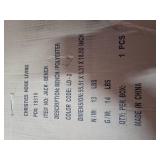 Jack Tufted Beige Upholstered Wood Leg Bench - Retail:$175.00