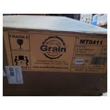 Rustic Walnut Montauk Solid Wood 2 drawer Nightstand Retail $253.49