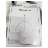 Bennington 4-Light Brown Wood Chandelier