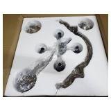 Bennington 4-Light Brown Wood Chandelier