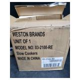 Weston 03-2100-RE 5 qt. Realtree Edge Slow Cooker with Lid Latch Strap