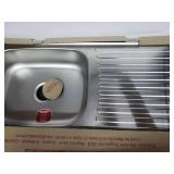 TUHOME Napoles Utility Sink Cabinet Espresso- Retail:$198.49, Black